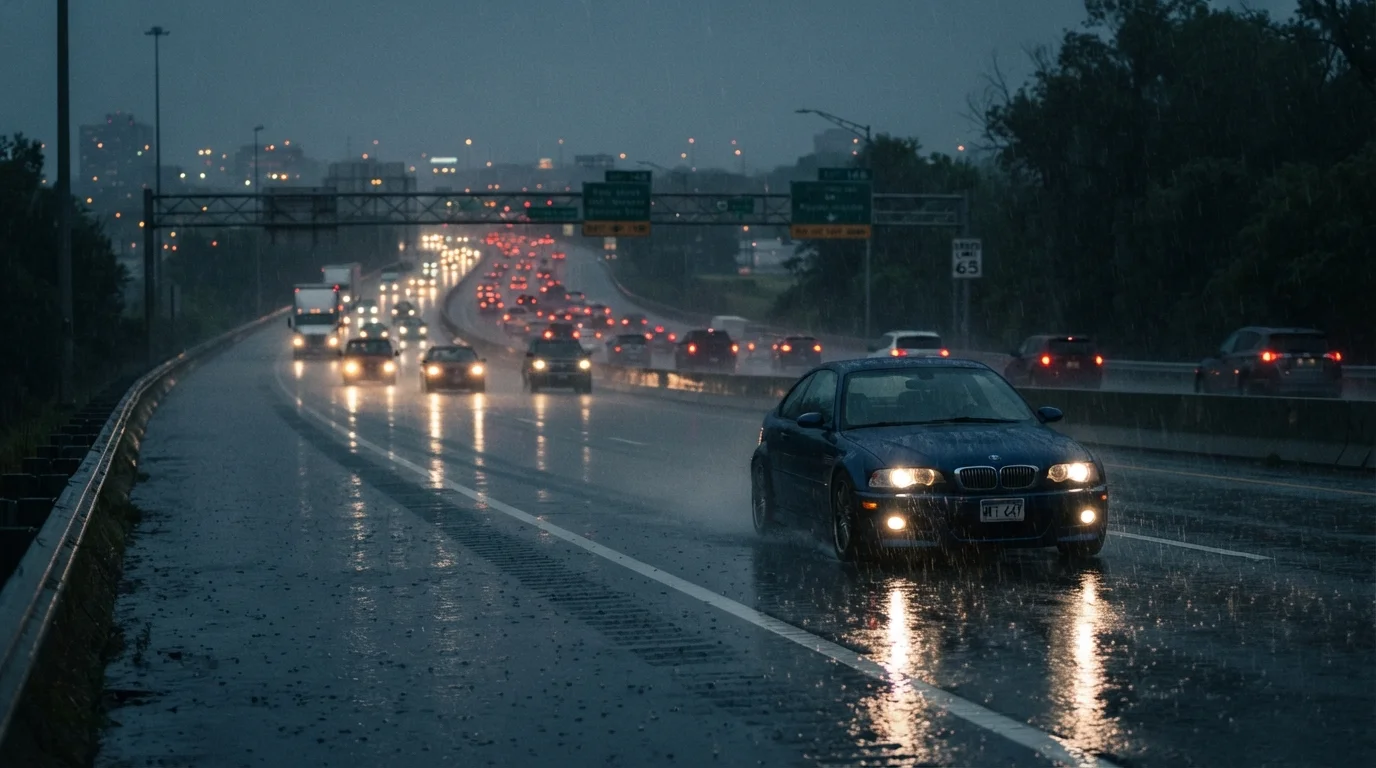 Driving in Heavy Rain: Visibility, Hydroplaning, and When to Pull Over