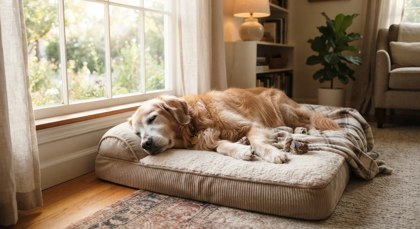 Keeping an Elderly Dog Comfortable as Mobility Declines