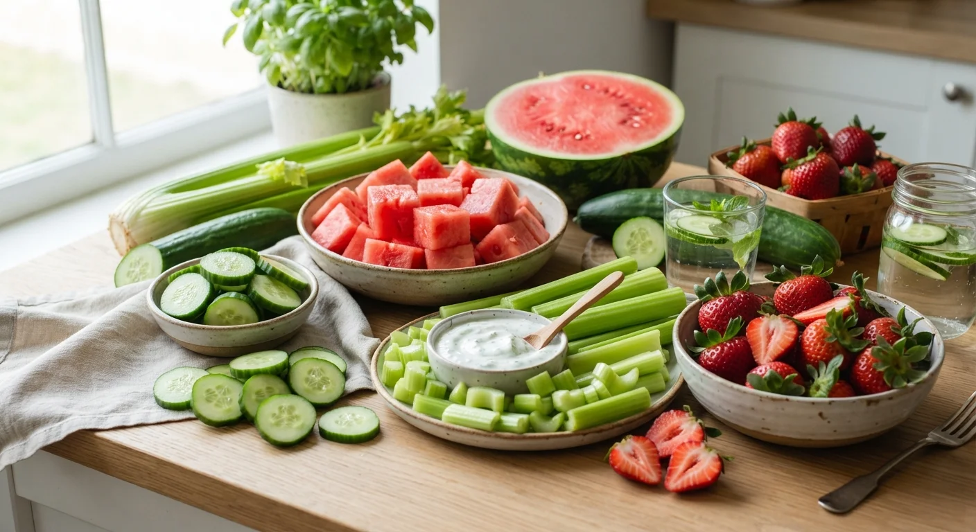 Hydration and Food: How Much What You Eat Affects Your Water Intake
