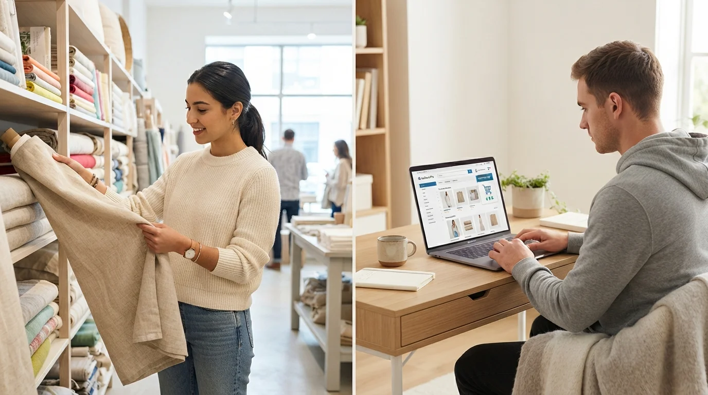 In-Store vs. Online Shopping: Matching the Method to the Purchase