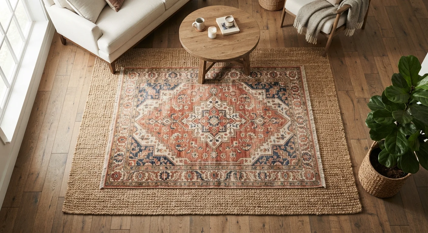Layering Rugs: The Technique That Interior Designers Use to Add Depth to Any Floor