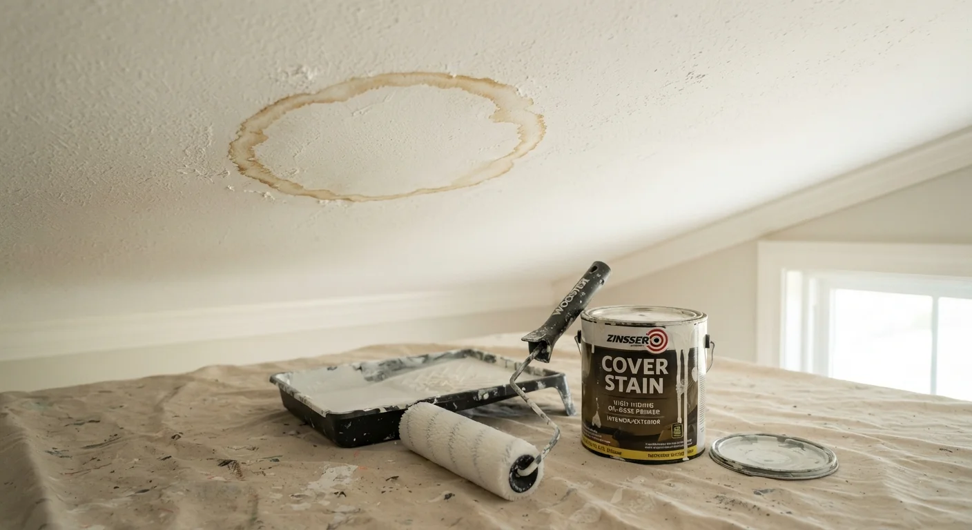 Painting Over Water Stains: Why the Primer Step Cannot Be Skipped