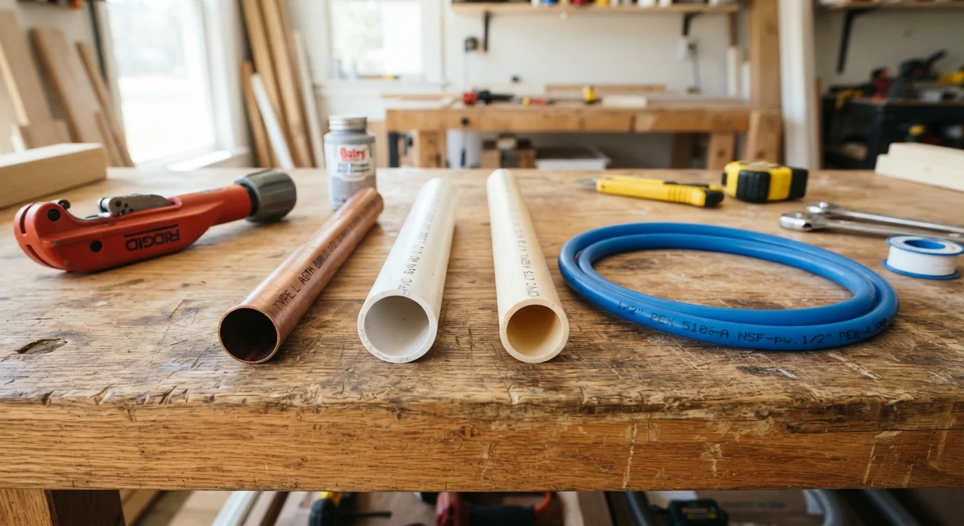 How Pipe Types Affect the Way You Repair a Leak