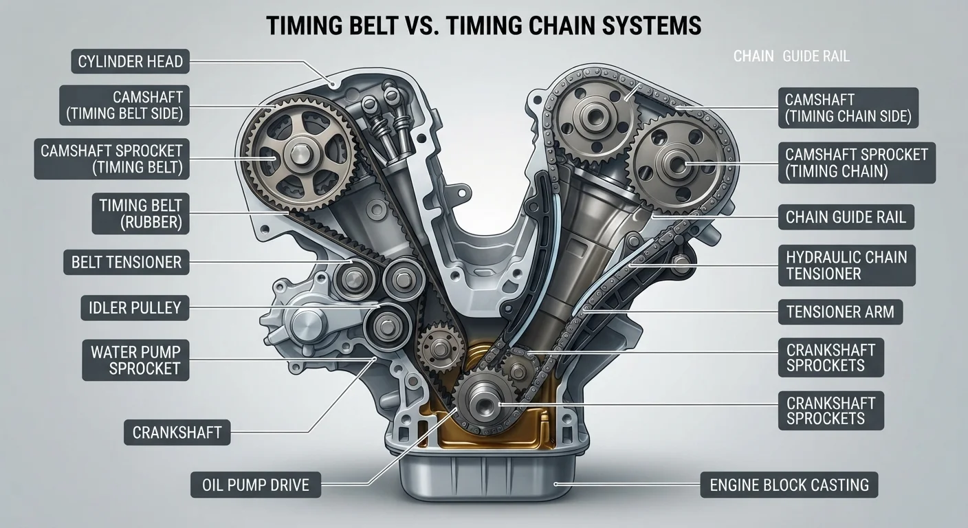 Timing Belt vs. Timing Chain: Which One Your Car Has and Why It Matters