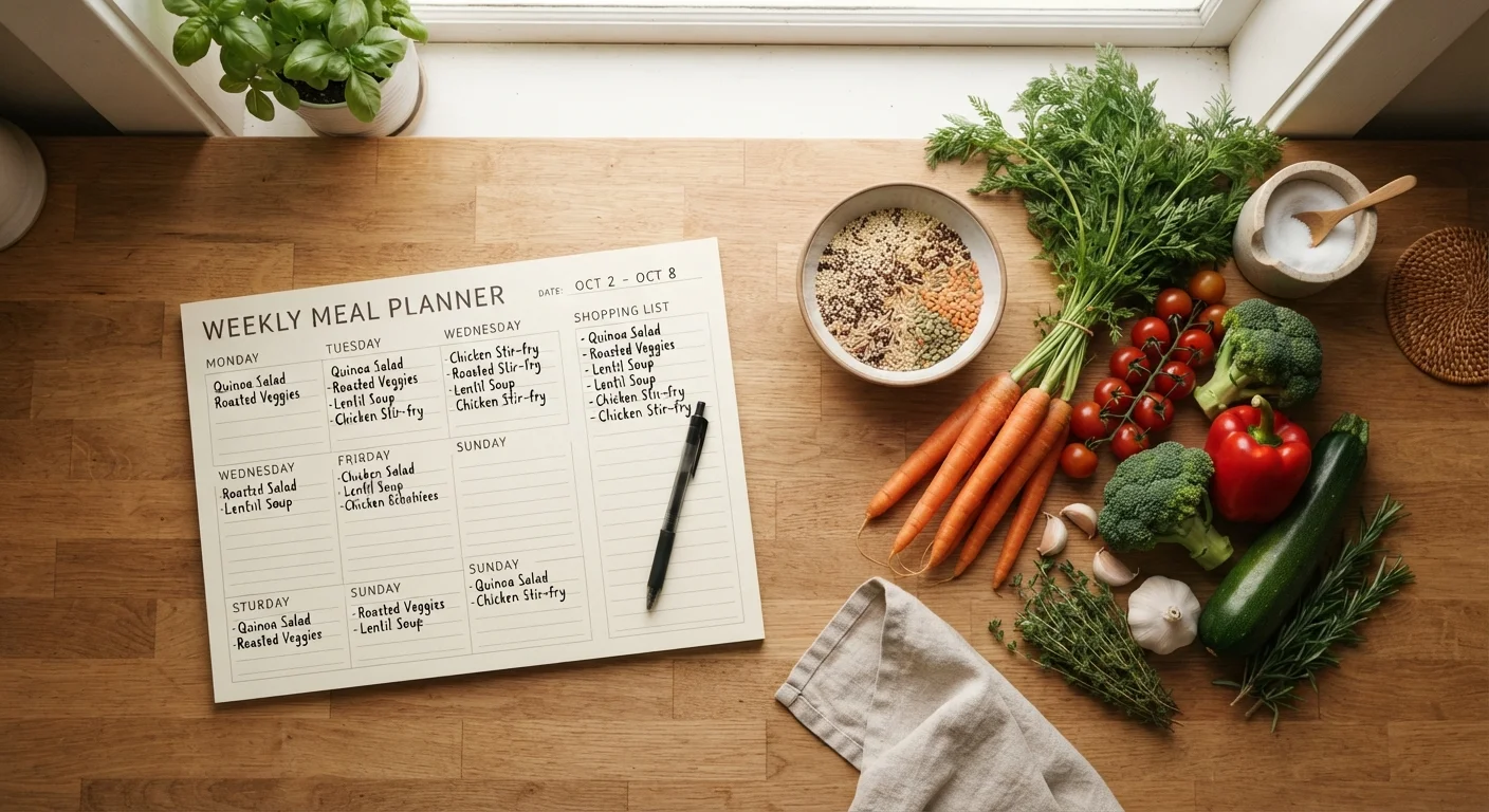 Weekly Meal Planning: A Practical Checklist for Everyday Households