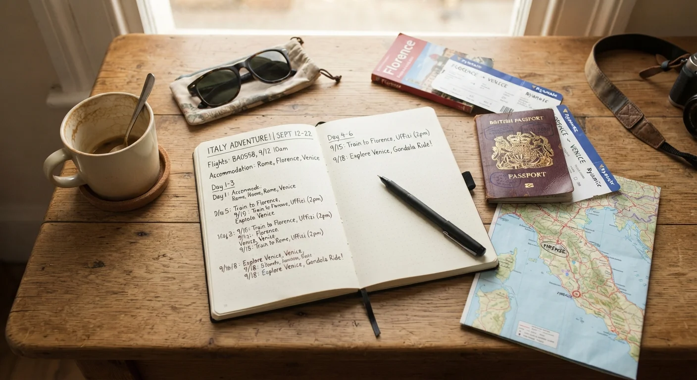 Why Your Travel Itinerary Keeps Falling Apart (And How to Build One That Holds)